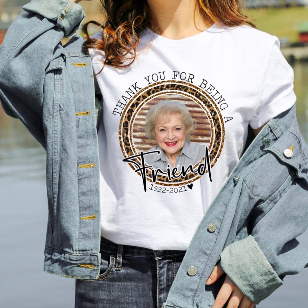 Betty White Tribute Graphic T-shirt